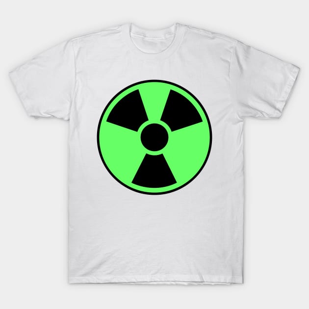 Nuclear radiation sign, nuclear warning symbol - radiation, energy, atomic power T-Shirt by mrsupicku